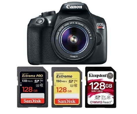 best memory card for canon rebel t7|canon dslr memory card type.